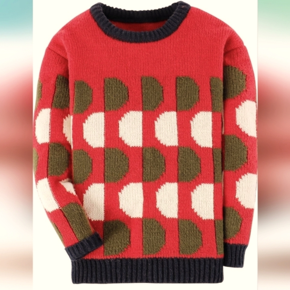 NWT Thick Modern Winter Grandpa Sweater